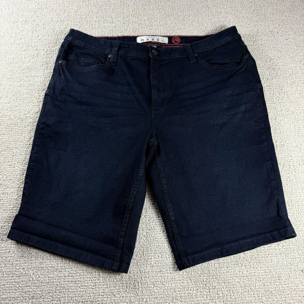 Artful Rebel Denim Dark Wash Jean Shorts Men's Size 38 x 11